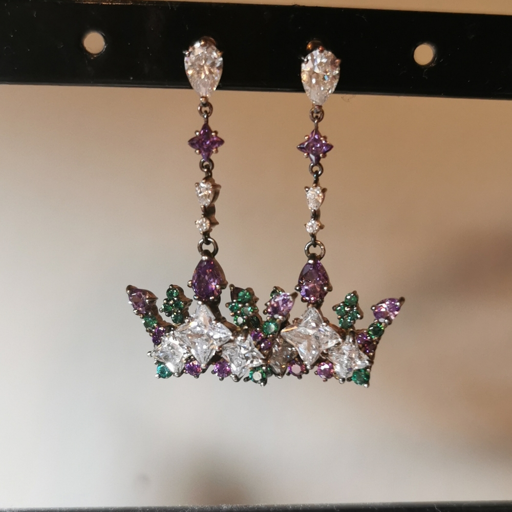 J. Estina tiara earrings